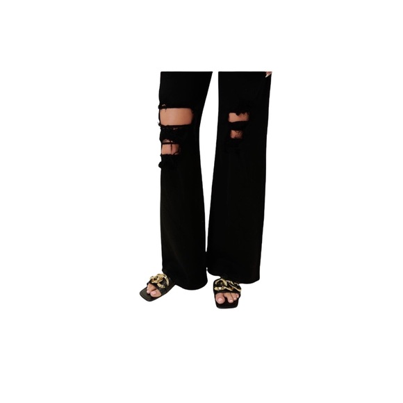 New Black wide leg jeans - Picture 6 of 9